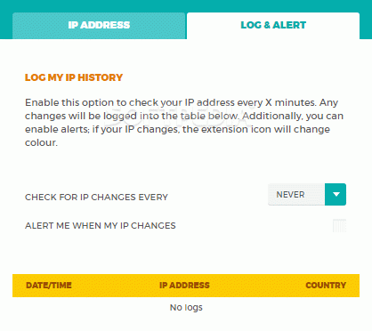 HMA! IP Checker for Chrome