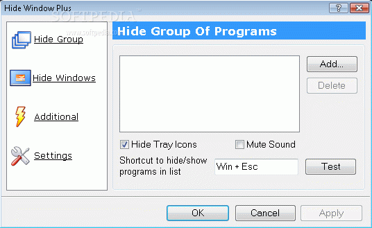 Hide Window Plus