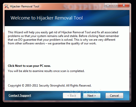 Hijacker Removal Tool