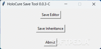 Holocure Save Tool