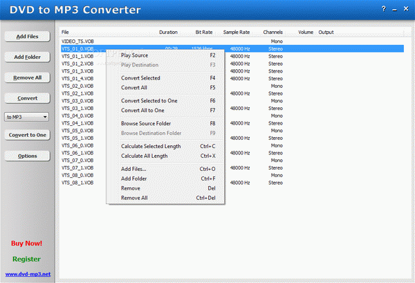 HooTech DVD to MP3 Converter