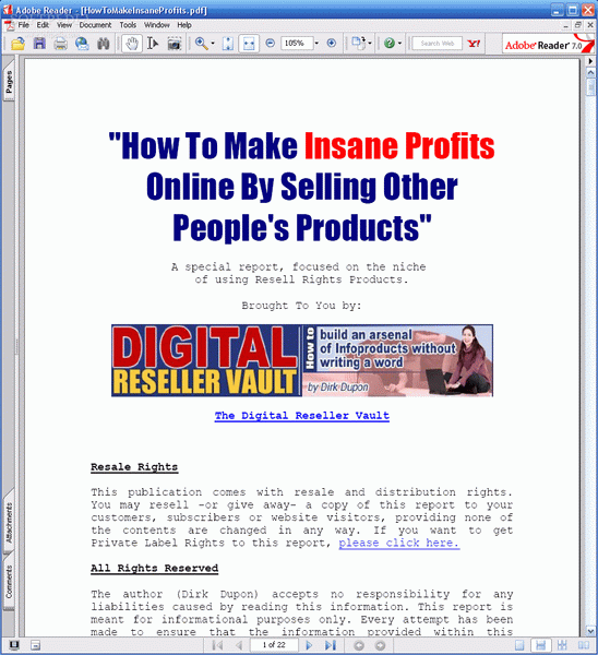 How to make insane profits with resale rights