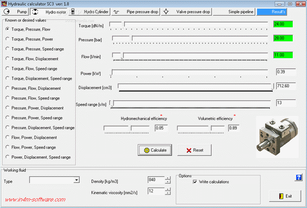 Hydraulic Calculator SC3