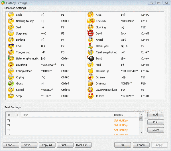 ICQ Emotion HotKey