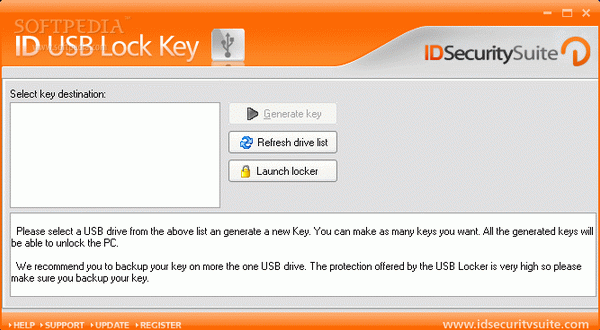 ID USB Lock Key