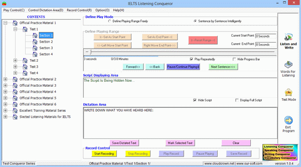 IELTS Listening Conqueror