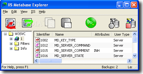 IIS Metabase Explorer
