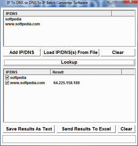 IP To DNS or DNS To IP Batch Converter Software