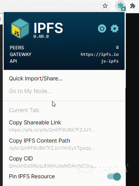 IPFS Companion for Chrome