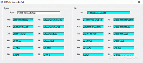 IT Units Converter