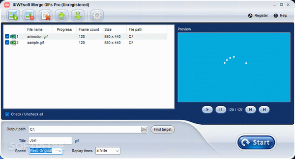 IUWEsoft Merge GIFs Pro