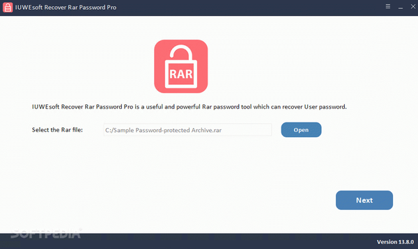 IUWEsoft Recover Rar Password Pro