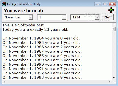 Ice Age Calculation Utility