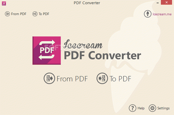 Icecream PDF Converter