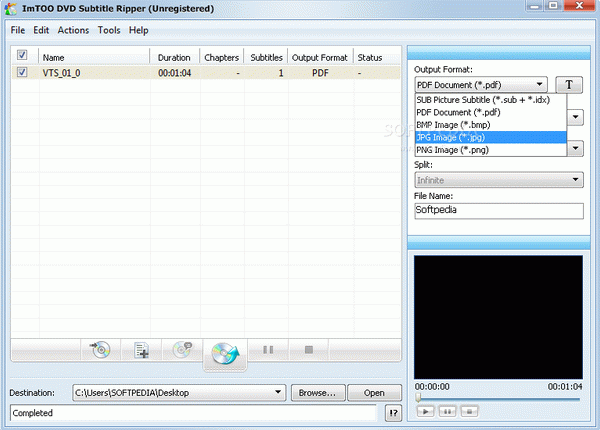 ImTOO DVD Subtitle Ripper [SOFTPEDIA EXCLUSIVE DISCOUNT: 15% OFF!]