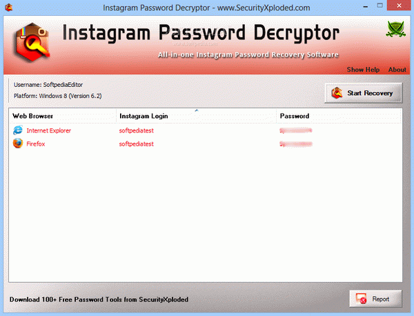 Instagram Password Decryptor