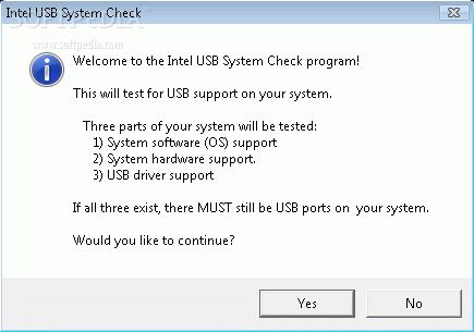 Intel USB System Check