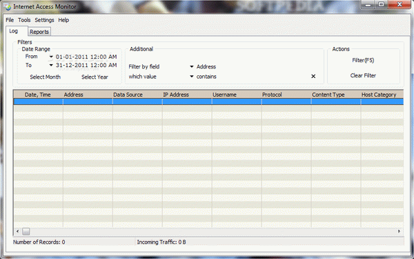 Internet Access Monitor for Proxy Plus