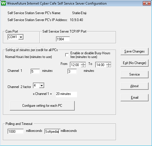 Internet Cyber Cafe Self Service Server