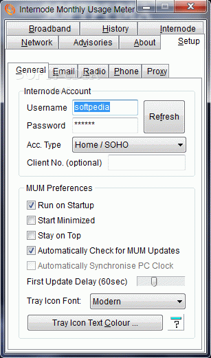 Internode Monthly Usage Meter