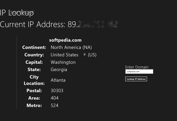 Ip Lookup for Windows 8.1