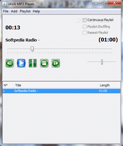 JAVA MP3 Player