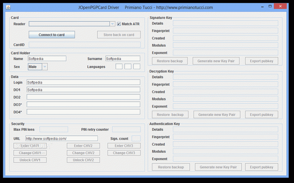 JOpenPGPCard Driver