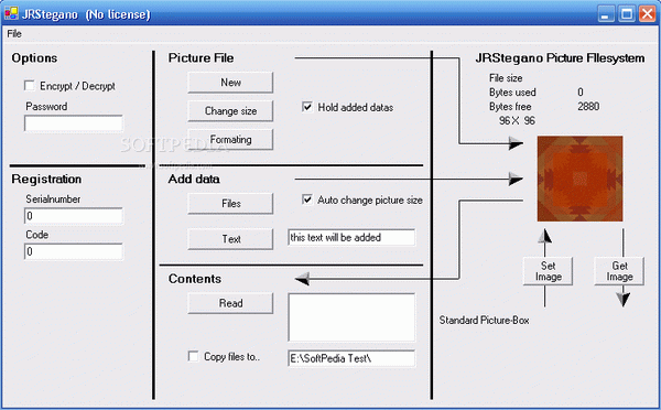 JRStegano .NET component