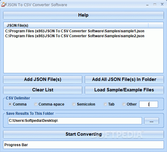 JSON To CSV Converter Software