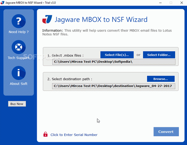 Jagware MBOX to NSF Wizard