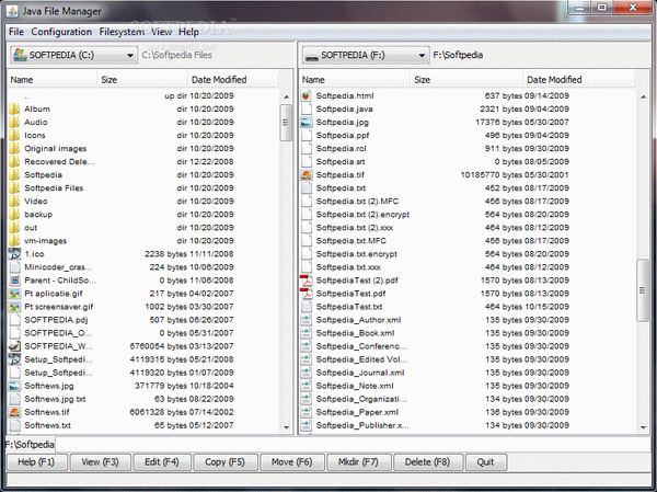 Java File Manager