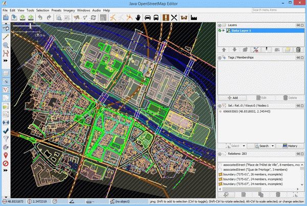 Java OpenStreetMap Editor