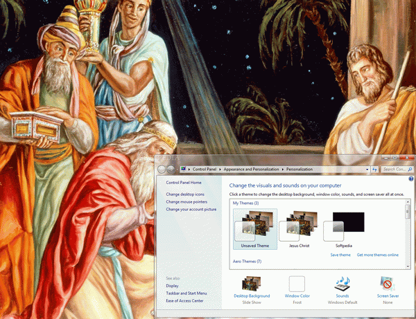 Jesus Christ Windows 7 Theme