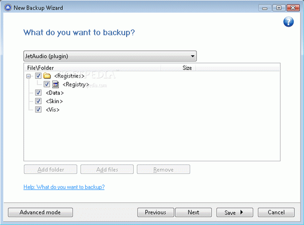 JetAudio Backup4all Plugin