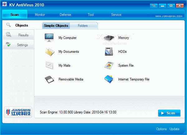 Jiangmin Antivirus KV 2010