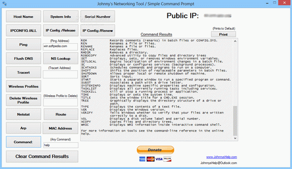 Johnny's Simple Command Prompt