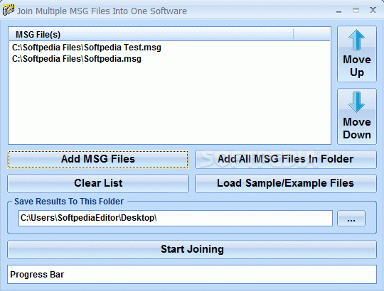 Join Multiple MSG Files Into One Software