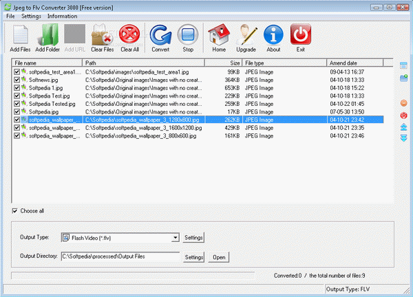 Jpeg to Flv Converter 3000