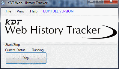 KDT Web History Tracker