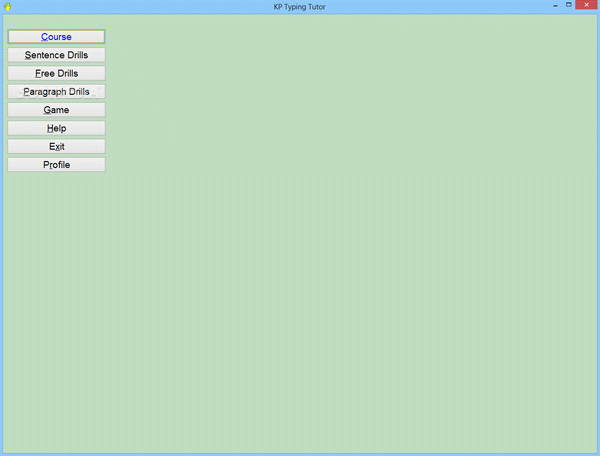 KP Typing Tutor