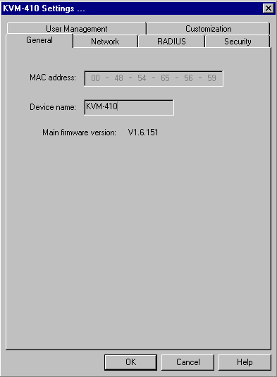 KVM-410 AdminTool