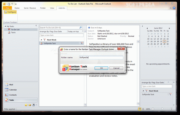 Kanban Task Manager for Outlook