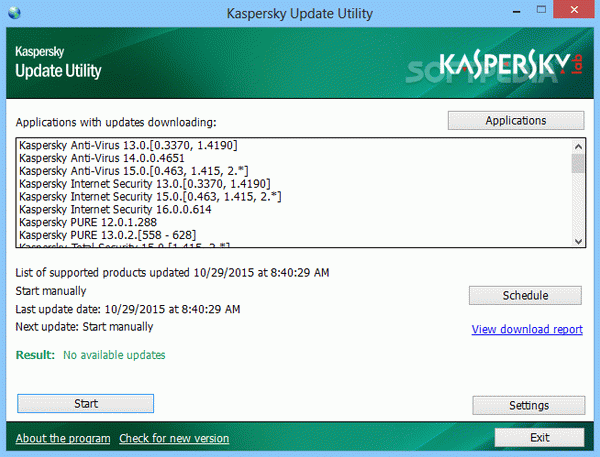 Kaspersky Update Utility