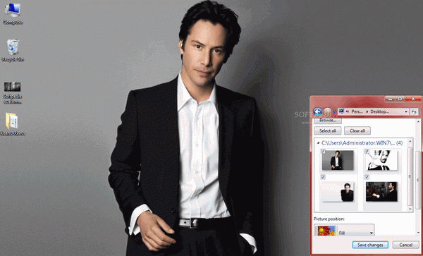 Keanu Reeves Windows 7 Theme