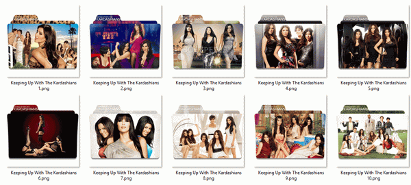 Keeping Up With The Kardashians Folder Icon