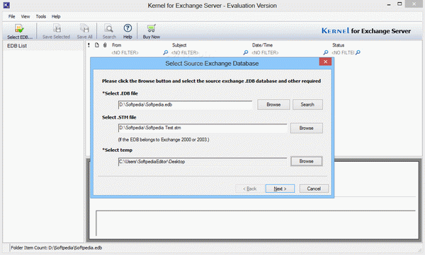 Kernel Recovery for Exchange Server