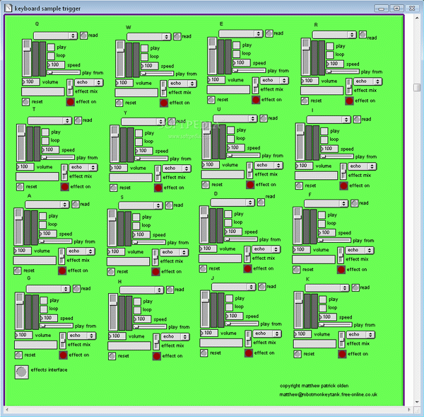 Keyboard Sample Trigger