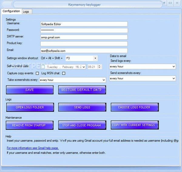 Keymemory Keylogger