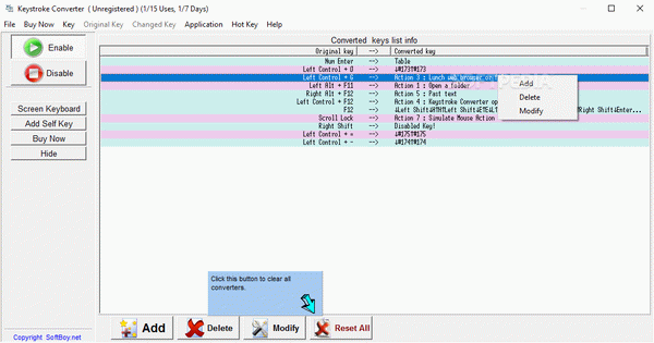 Keystroke Converter