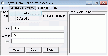 Keyword Information Database